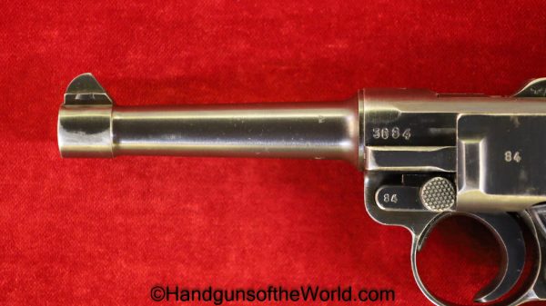 Luger P.08, BYF41 Mauser, 9mm, German WWII Issue Black Widow - Image 14