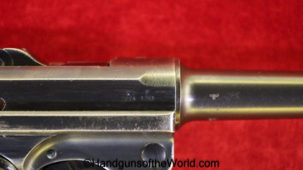 Luger P.08, BYF41 Mauser, 9mm, German WWII Issue Black Widow - Image 17