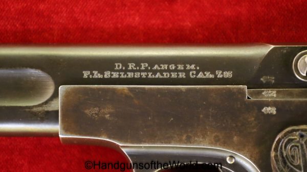 Langenhan, Army Model, 7.65mm, 1st, Variation, First, Variant, Army, Model, German, Germany, Handgun, Pistol, C&R, Collectible, 32, .32, acp, auto, 7.65