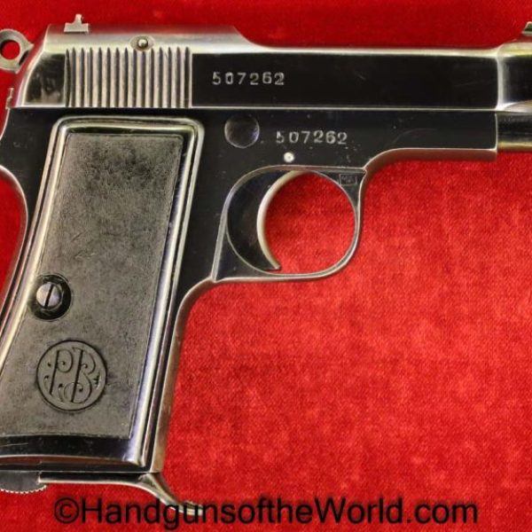 Beretta, 1935, 7.65mm, Italian, Dated, 1943, Matching Magazine, Matching Mag, Matching Clip, Italy, Handgun, Pistol, C&R, Collectible, WWII, WW2, 32, .32