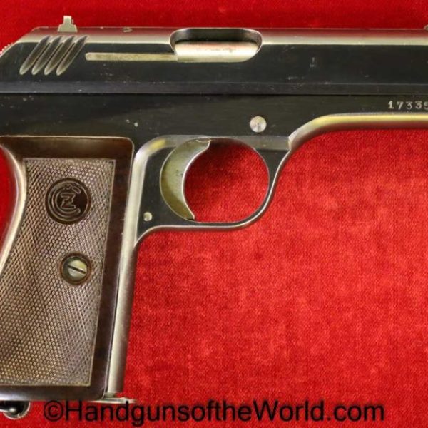 CZ-27, 7.65mm, DR Deutsche Reichbahn, German, Germany, Handgun, Pistol, C&R, Collectible, CZ, 27, CZ 27, CZ27, .32, 32, acp, Czech, Early, Czechoslovakia