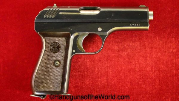 CZ-27, 7.65mm, DR Deutsche Reichbahn, German, Germany, Handgun, Pistol, C&R, Collectible, CZ, 27, CZ 27, CZ27, .32, 32, acp, Czech, Early, Czechoslovakia