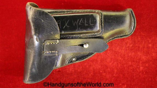 Mauser, HSc, 7.65mm, German, WWII, Police, Eagle L, Full Matching Rig, 2 Matching Magazines, 2 Matching Mags, Matching Holster, Handgun, Pistol, C&R, Collectible, Germany, WW2, 2 Matching Clips, 32, .32, acp, auto, 7.65