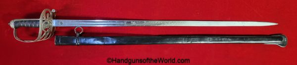 Wilkinson, Sword, with Provenance, Major Oliver Stewart Nugent, General, Major, Nugent, Oliver, Stewart, Original, Collectible, English, British