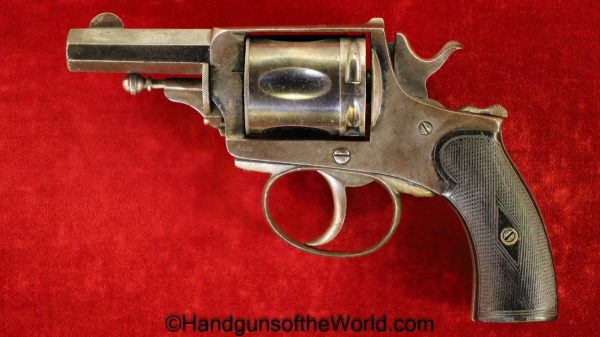 August Liegeois, Velo Dog, Revolver, 9mm, Velodog, Belgian, Belgium, Handgun, Antique, Collectible, Non FFL, Non-FFL, ALC, 9, 38, .38, Double Action