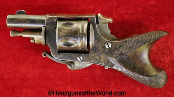 Velo Dog, Thumb, Revolver, .22 Short, Oddity, Velodog, 22, .22, Short, Belgian, Belgium, Handgun, Collectible, Antique, Non-FFL, Non FFL, Hand gun