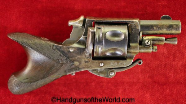 Velo Dog, Thumb, Revolver, .22 Short, Oddity, Velodog, 22, .22, Short, Belgian, Belgium, Handgun, Collectible, Antique, Non-FFL, Non FFL, Hand gun