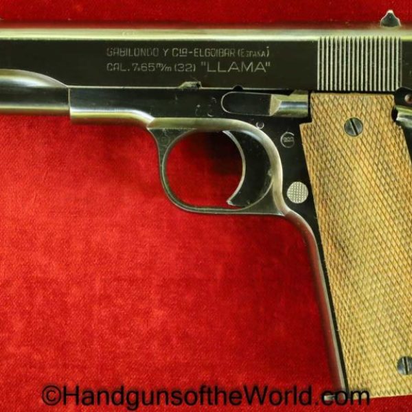 Llama, Model 1, 7.65mm, Geco, Retailer Marked, Full Rig, Outstanding, Germany, German, Spain, Spanish, Model I, Model, I, 1, 1944, with Holster