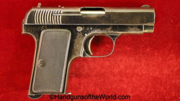 Fabrique D'Armes da Precision, Pompeya, 1914, 7.65mm, Handgun, Pistol, C&R, Collectible, Model, Pocket, 7.65, 32, .32, acp, auto, Ruby, 7 Shot, 7-Shot