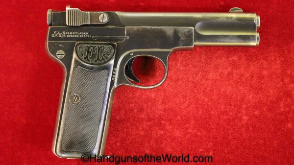 Langenhan, Army Model, 7.65mm, 2nd Variation, German, WWI, WW1, Germany, Handgun, Pistol, C&R, Collectible, Army, Model, 7.65, 32, .32, acp, auto