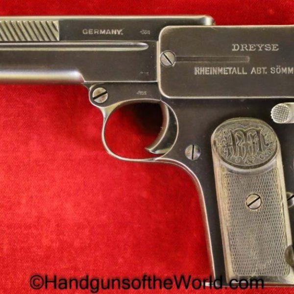 Dreyse, 1907, 7.65mm, Late Production, 7.65, 32, .32, acp, auto, German, Germany, Handgun, Pistol, C&R, Collectible, Pocket, Model, Hand gun, Late