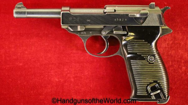 Walther, Spreewerk, P-38, CYQ, 9mm, German, WWII, WW2, Germany, Handgun, Pistol, C&R, Collectible, P38, P.38, P 38, Hand gun, Assembled