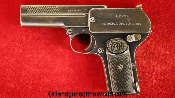 Dreyse, 1907, 7.65mm, Late Production, Late, German, Germany, Handgun, Pistol, C&R, Collectible, Pocket, 7.65, 32, .32, acp, auto, Production, Hand gun