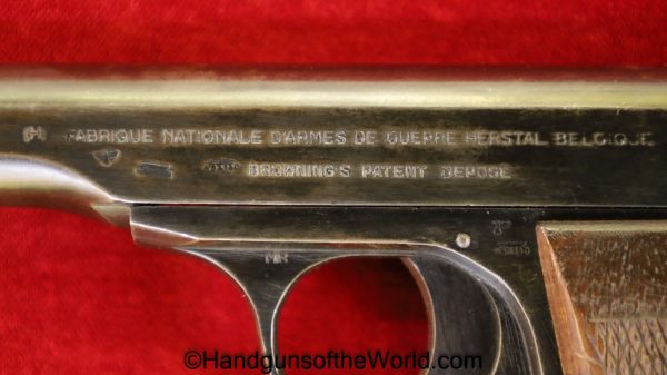 FN, 1922, Browning, 7.65mm, German, WWII, Germany, WW2, Handgun, Pistol, C&R, Collectible, 7.65, 32, .32, acp, auto, Belgian, Belgium, WaA140, WaA 140