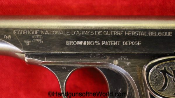 FN, 1922, Browning, 7.65mm, German, WWII, Germany, WW2, Handgun, Pistol, C&R, Collectible, Belgian, Belgium, France, French, 32, .32, acp, auto, 7.65