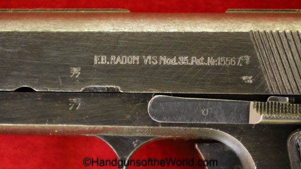 Radom, P-35, VIS, Type III, 9mm, German, WWII, WW2, Germany, Handgun, Pistol, C&R, Collectible, P35, P.35, P 35, Type 3, Type, III, 3, Hand gun, Polish