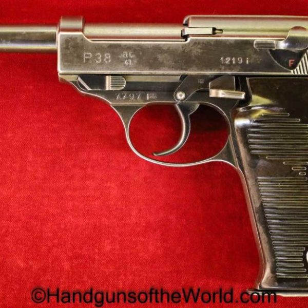 Walther, P-38, AC 41, 9mm, German, WWII, WW2, Germany, Handgun, Pistol, C&R, Collectible, 1941, P38, P.38, P 38, AC41, AC-41, AC, 41, Hand gun