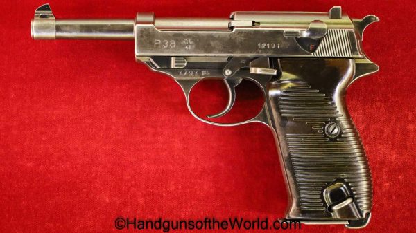 Walther, P-38, AC 41, 9mm, German, WWII, WW2, Germany, Handgun, Pistol, C&R, Collectible, 1941, P38, P.38, P 38, AC41, AC-41, AC, 41, Hand gun