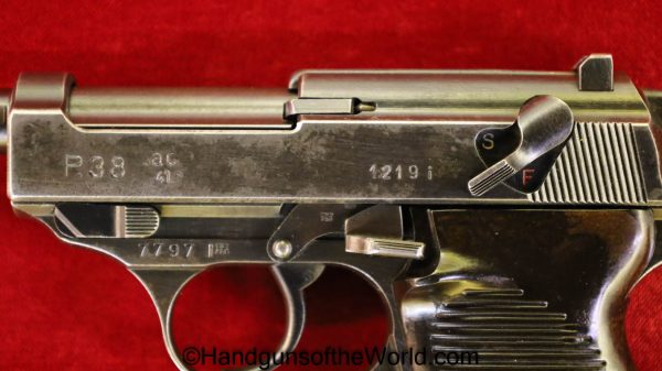 Walther, P-38, AC 41, 9mm, German, WWII, WW2, Germany, Handgun, Pistol, C&R, Collectible, 1941, P38, P.38, P 38, AC41, AC-41, AC, 41, Hand gun