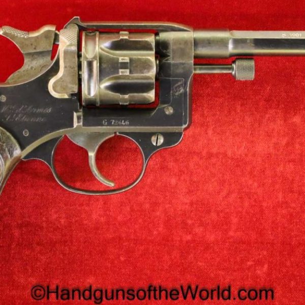 French, 1892, Revolver, 8mm, Dated, 1901, France, Handgun, C&R, Collectible, Lebel, Hand gun, Ordnance, Service, WWI, WW1, Calvary