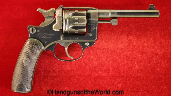 French, 1892, Revolver, 8mm, Dated, 1901, France, Handgun, C&R, Collectible, Lebel, Hand gun, Ordnance, Service, WWI, WW1, Calvary