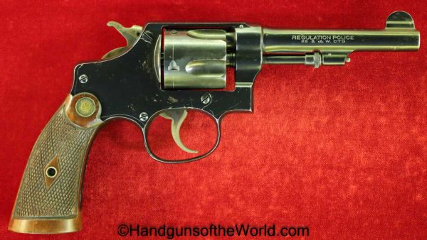 S&W, Regulation Police, .38 S&W, Pre-War, Pre War, .38, 38, Handgun, Revolver, C&R, Collectible, Smith and Wesson, Smith & Wesson, Americana, USA, American