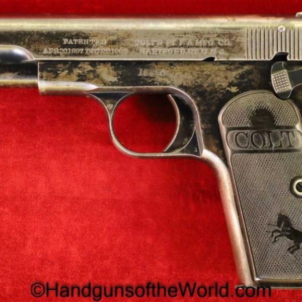 Colt, 1908, Pocket, Hammerless, .380, New York Police Department, with Holster, NYPD, NYC, NY, PD, Handgun, Pistol, C&R, Collectible, 380, acp, auto