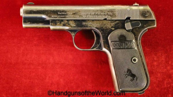 Colt, 1908, Pocket, Hammerless, .380, New York Police Department, with Holster, NYPD, NYC, NY, PD, Handgun, Pistol, C&R, Collectible, 380, acp, auto