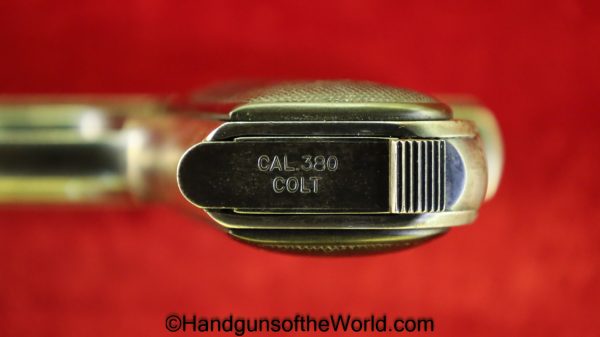 Colt 1908 Pocket Hammerless, .380 caliber, New York Police Department Issue with Holster - Image 7