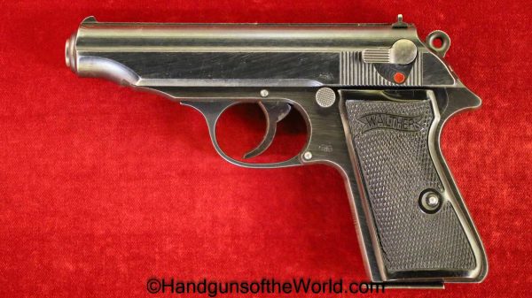 Walther, PP, 7.65mm, AC, Slide, Code, German, WWII, WW2, Germany, Handgun, Pistol, C&R, Collectible, Pocket, 7.65, 32, .32, acp, auto, Hand gun, Late