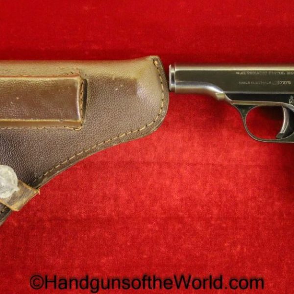 Boltun, Pocket, .380, Geco, Retailer Marked, with Holster, Spain, Spanish, German, Germany, Handgun, Pistol, C&R, Collectible, 380, acp, auto, 9mm, 1942