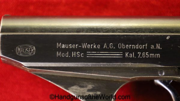 Mauser, HSc, 7.65mm, Very Late War, German, Germany, Handgun, Pistol, C&R, Collectible, WWII, WW2, Late War, 7.65, 32, .32, acp, auto, Hand gun, Pocket