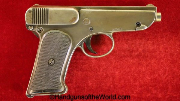 Jager, Pocket, 7.65mm, Germany, German, WWI, WW1, Era, Handgun, Pistol, C&R, Collectible, 7.65, 32, .32, acp, auto, Jaeger, Hand gun, Stamped, Steel, Parts