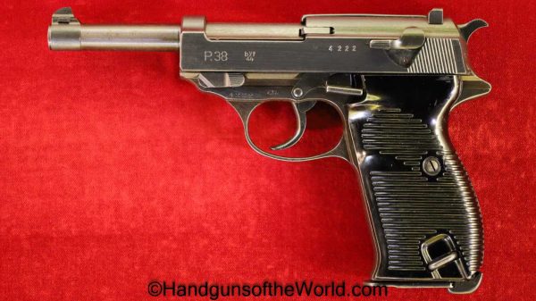 Walther, P-38, Mauser, BYF44, 9mm, WWII, German, Police, WW2, Germany, Handgun, Pistol, C&R, Collectible, 1944, byf, Eagle/L, E/L, P38, P.38, P 38, byf 44