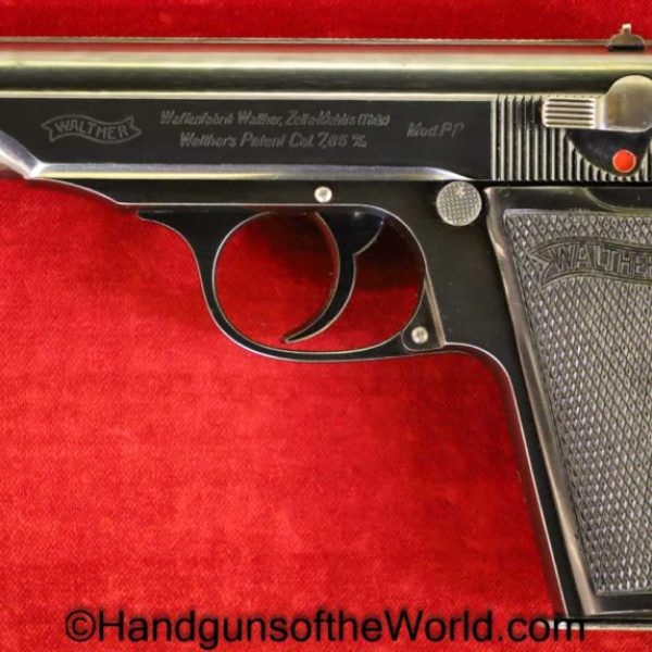 Walther, PP, 7.65mm, RJ, Reich Justice, Marked, German, Germany, Handgun, Pistol, C&R, Collectible, WWII, WW2, Pocket, 7.65, 32, .32, acp, auto, Hand gun