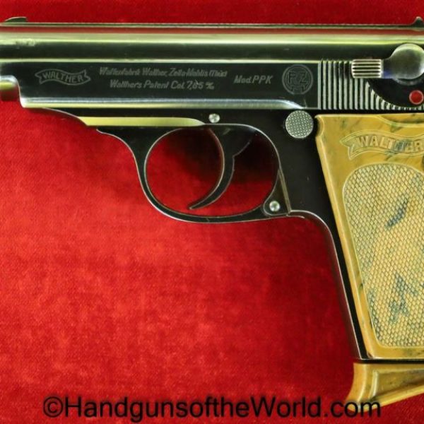 Walther, PPk, 7.65mm, RZM, Slide Logo, German, Germany, Handgun, Pistol, C&R, Collectible, Pocket, 1935, WWII, WW2, NSDAP, 32, .32, acp, auto, 7.65