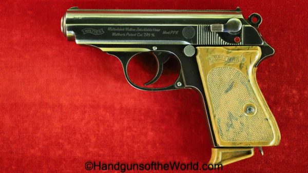 Walther, PPk, 7.65mm, RZM, Slide Logo, German, Germany, Handgun, Pistol, C&R, Collectible, Pocket, 1935, WWII, WW2, NSDAP, 32, .32, acp, auto, 7.65