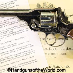 Webley, WG, Army, Model, .455, .476, Shooting Prize, with Provenance, Handgun, Revolver, C&R, Collectible, WG Army, Model, 455, 476, English, British