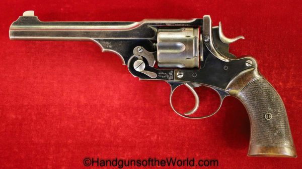 Webley, WG Army Model, .455, .476, Inscribed, with Provenance, Handgun, Revolver, C&R, Collectible, 1901, WG, Army, Model, 455, 476, Thorne, British, English