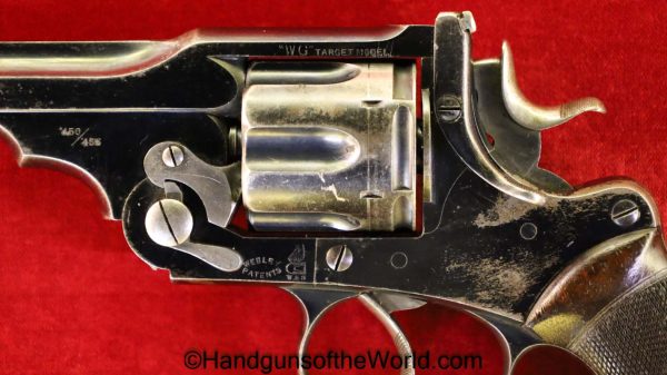 Webley, WG, Target Model, .450/.455, Inscribed, with Provenance, Handgun, Revolver, C&R, Collectible, Target, Model, 455, .455, British, English, UK