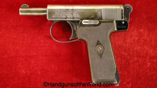 Webley, 1908, 7.65mm, Inscribed, with Provenance, Model, 7.65, 32, .32, acp, auto, Handgun, Pistol, C&R, Collectible, British, English, UK, WWI, WW1