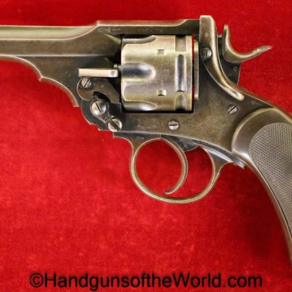 Webley, Mark IV, .455, Service Revolver, Royal Signal Corp/Royal Engineers Marked, 455, Handgun, Revolver, C&R, Collectible, Mark 4, Mk4, British, English