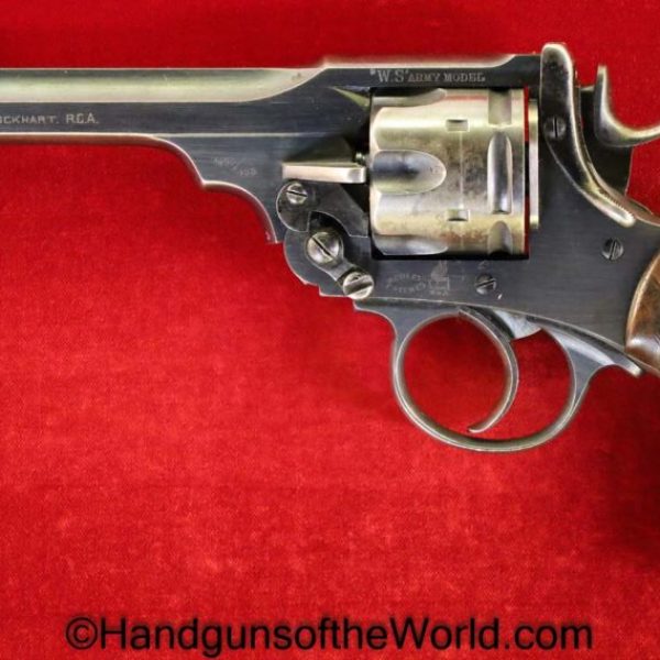 Webley, WS Army Model, .450, .455, Inscribed, with Provenance, WS, Army, Model, Handgun, Revolver, C&R, Collectible, 455, 450, British, English, UK