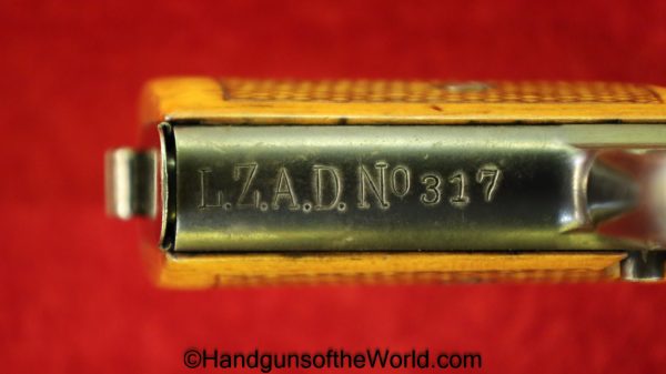 Mauser, 1934, 7.65mm, L.Z.A.D, Danzig, Land Customs, German, Germany, Handgun, Pistol, C&R, Collectible, Pocket, LZAD, 32, .32, acp, auto, Hand gun