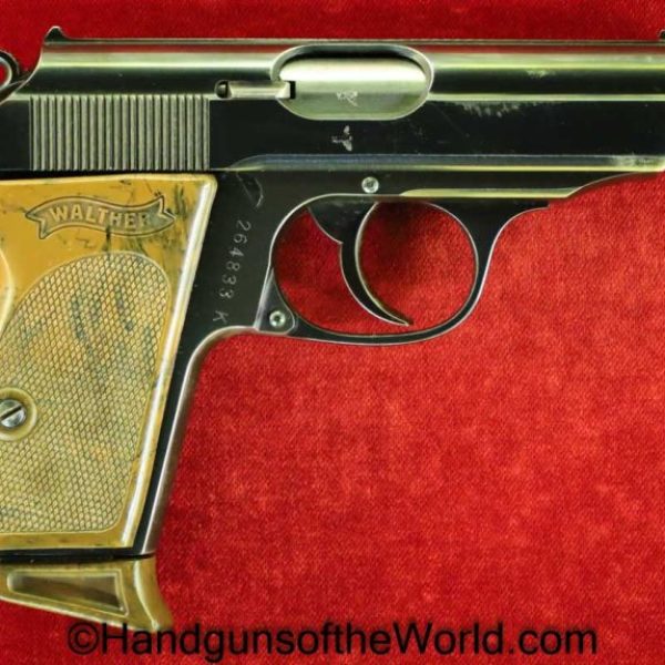 Walther, PPk, 7.65mm, WWII, Era, WW2, German, Germany, 1940, Handgun, Pistol, C&R, Collectible, Pocket, 32, .32, acp, auto, 7.65, Commercial, E/N, Eagle/N