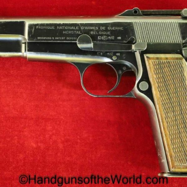 FN, Browning, High Power, 9mm, Pre-War, Commercial, Pre War, Belgian, Belgium, Handgun, Pistol, C&R, Collectible, Hi Power, Hi-Power, Hand gun, Vintage