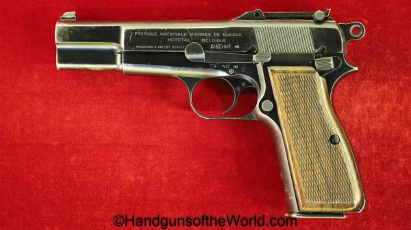 FN, Browning, High Power, 9mm, Pre-War, Commercial, Pre War, Belgian, Belgium, Handgun, Pistol, C&R, Collectible, Hi Power, Hi-Power, Hand gun, Vintage