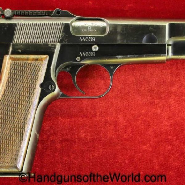 FN, Browning, High Power, 9mm, Pre-War, Commercial, Pre War, Belgian, Belgium, Handgun, Pistol, C&R, Collectible, Hi Power, Hi-Power, Hand gun, Vintage