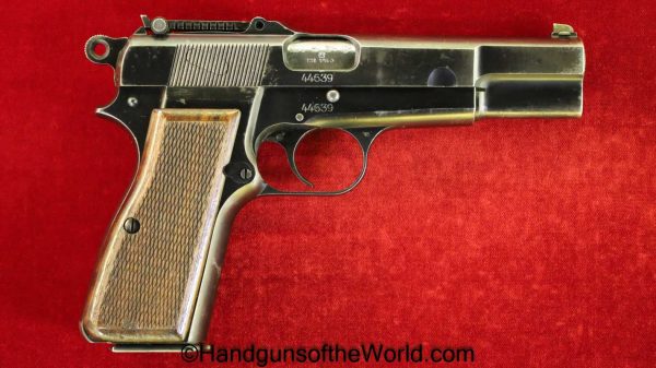 FN, Browning, High Power, 9mm, Pre-War, Commercial, Pre War, Belgian, Belgium, Handgun, Pistol, C&R, Collectible, Hi Power, Hi-Power, Hand gun, Vintage