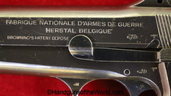 FN, Browning, High Power, 9mm, German, WWII, WaA103, WW2, Germany, Handgun, Pistol, C&R, Collectible, WaA 103, Hi Power, Hi-Power, Hand gun